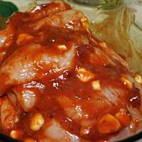 Grillowane roladki drobiowe w pikantnej marynacie