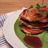 Piramidki z kurczaka grillowane