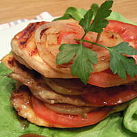 Piramidki z kurczaka grillowane