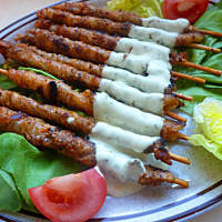 Cygara z grilla z sosem jogurtowo ziołowym