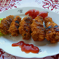 Skrzydełka w panierce z grilla pikantne