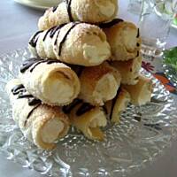 Rurki z kremem śmietankowo-waniliowym