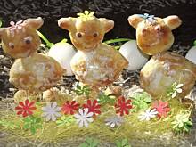 Fot. Izabela Nowak, Drożdżowe baranki