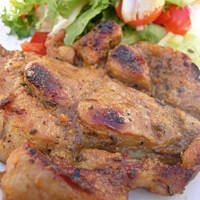 Grillowany karczek w marynacie musztardowej z kolendrą