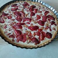 Tarta truskawkowo-rabarbarowa