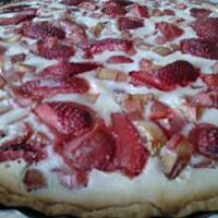 Tarta truskawkowo-rabarbarowa