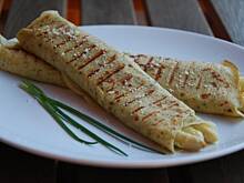 Fot. superbaba4, Razowe naleśniki z grilla ze szparagami