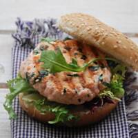 Łososiowy burger
