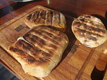 Fot. paancia, Calzone z grilla, z szynką i pieczarkami