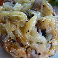 Grillowane pieczarki z serem