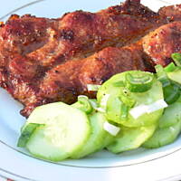 Grillowana karkówka na ostro