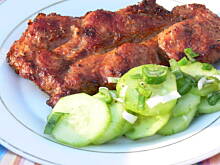 Fot. BernadettaP, Grillowana karkówka na ostro