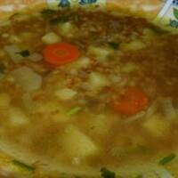 Zupa z kaszą gryczaną