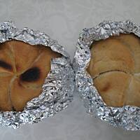 Grillowane bułeczki z pieczarkami