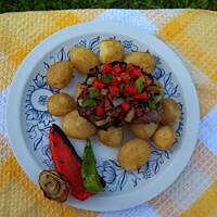 Grillowany karczek pod warzywną kołderką