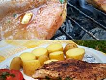 Fot. agf, Grillowana pierś z kurczaka przekładana pietruszką i serkiem