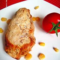 Filet z kurczaka zapiekany w sosie jogurtowo - musztardowym