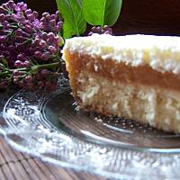 Jabłecznik z bitą śmietaną