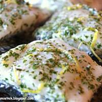 Grillowany dorsz z pietruszkowym pesto