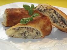 Fot. Izabela Nowak, Krokiety z nadzieniem mięsno- grzybowym