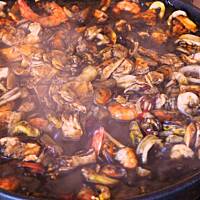 "Czarna paella" - Arròs negre