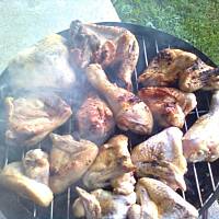 Pałeczki i skrzydełka z grilla