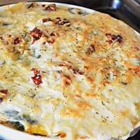 Tarta ze szpinakiem, fenkułem i szparagami