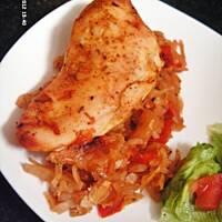 Pierś nadziewana kapustą