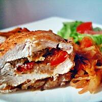 Pierś nadziewana kapustą