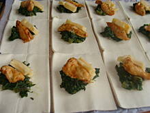 Fot. beata66, Francuskie rożki ze szpinakiem i kurczakiem