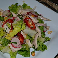 Tajska salatka z kurczakiem