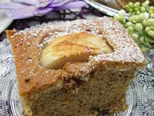 Fot. olusia23, Herbaciane ciasto z siekaną czekoladą i jabłkami