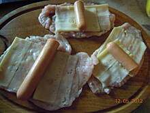 Fot. patysiapysia, Szaszłyczki z piersi kurczaka i parówek