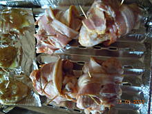 Fot. patysiapysia, Skrzydełka z morelą i boczkiem