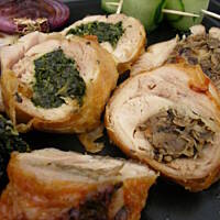 Maczugi drobiowe grillowane z dwoma farszami