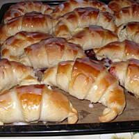 Rogaliki drożdżowe wg OwocowejSałateczki