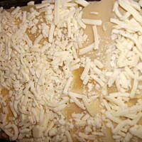 Lazania prosto z pieca.