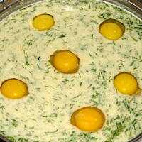 Jajka w sosie koperkowym