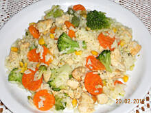 Fot. lexi27, Ryż z warzywami i kurczakiem