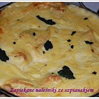 zapiekane naleśniki ze szpinakiem wg Olci