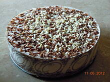 Fot. patysiapysia, serniczek z masa z rabarbaru i truskawek