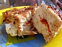 Fot. agf, Kieszonki drobiowe z serem feta, mascarpone i suszonymi pomidorami