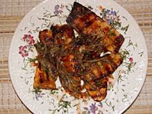 Fot. vixi, Grillowane banany afrykańskie w sosie Sweet Chilli