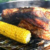 Żeberka z grilla w czosnkowej marynacie