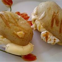 Grillowane ziemniaki z serem Camembert