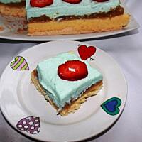 Biszkopt zbłękitną górą