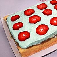 Biszkopt zbłękitną górą