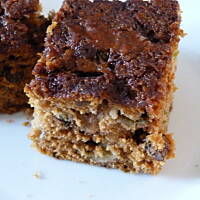 Miodowe ciasto z rabarbarem