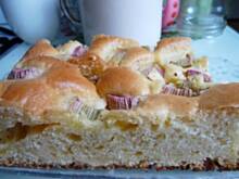 Fot. Anna Z, Ciasto drożdżowe z rabarbarem