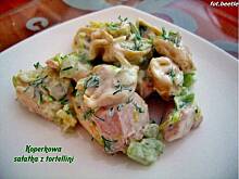 Fot. Mloda, Koperkowa sałatka z tortellini